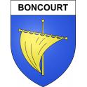 Adesivi stemma Boncourt adesivo