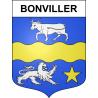 Bonviller Sticker wappen, gelsenkirchen, augsburg, klebender aufkleber