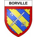 Adesivi stemma Borville adesivo