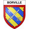Stickers coat of arms Borville adhesive sticker