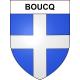 Pegatinas escudo de armas de Boucq adhesivo de la etiqueta engomada