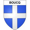 Stickers coat of arms Boucq adhesive sticker