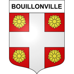 Stickers coat of arms Bouillonville adhesive sticker