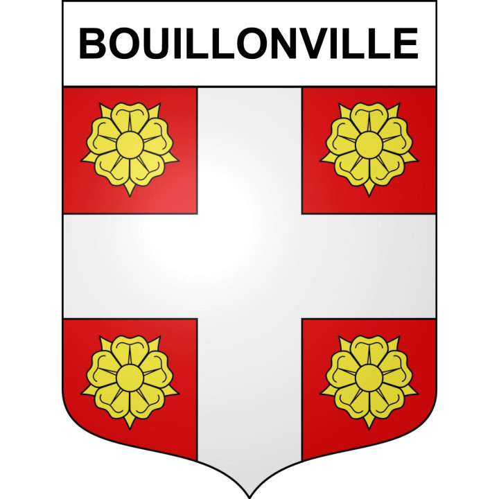Bouillonville Sticker wappen, gelsenkirchen, augsburg, klebender aufkleber