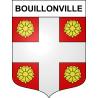 Pegatinas escudo de armas de Bouillonville adhesivo de la etiqueta engomada