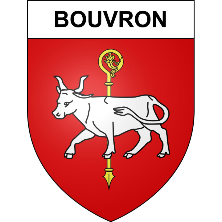 Bouvron Sticker wappen, gelsenkirchen, augsburg, klebender aufkleber