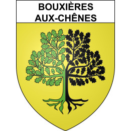 Stickers coat of arms Bouxières-aux-Chênes adhesive sticker