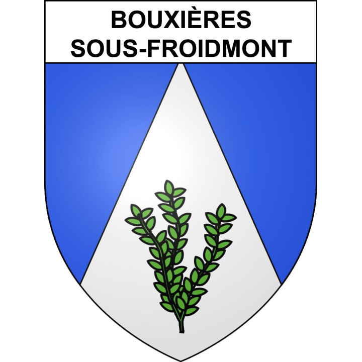Bouxières-sous-Froidmont Sticker wappen, gelsenkirchen, augsburg, klebender aufkleber