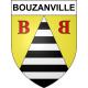 Bouzanville Sticker wappen, gelsenkirchen, augsburg, klebender aufkleber