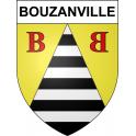 Bouzanville 54 ville sticker blason écusson autocollant adhésif