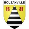 Bouzanville 54 ville sticker blason écusson autocollant adhésif