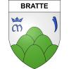 Bratte Sticker wappen, gelsenkirchen, augsburg, klebender aufkleber