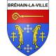 Bréhain-la-Ville 54 ville sticker blason écusson autocollant adhésif