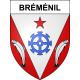 Bréménil 54 ville sticker blason écusson autocollant adhésif