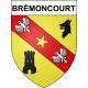 Pegatinas escudo de armas de Brémoncourt adhesivo de la etiqueta engomada