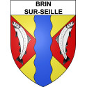 Brin-sur-Seille 54 ville sticker blason écusson autocollant adhésif