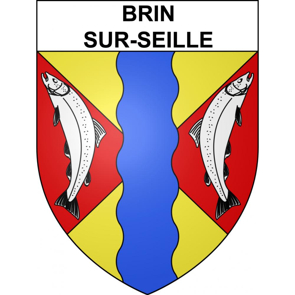 Adesivi stemma Brin-sur-Seille adesivo
