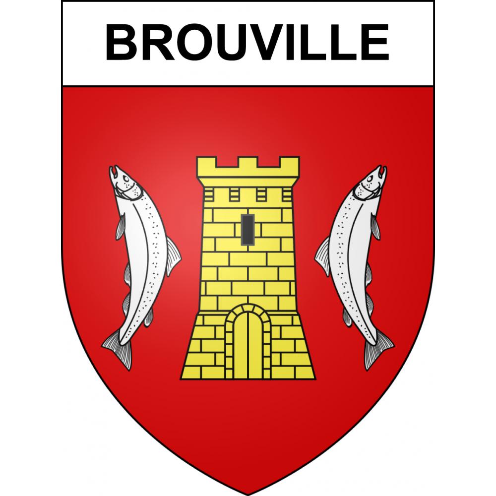 Adesivi stemma Brouville adesivo