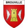 Brouville 54 ville sticker blason écusson autocollant adhésif