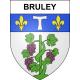 Adesivi stemma Bruley adesivo