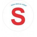 Signal sénior sticker autocollant votre ainé au volant logo 2 conduite