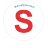 Signal sénior sticker autocollant votre ainé au volant logo 2 conduite