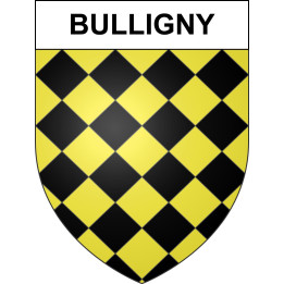 Bulligny 54 ville sticker blason écusson autocollant adhésif