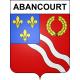 Stickers coat of arms Abancourt adhesive sticker