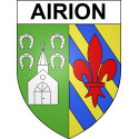 Airion Sticker wappen, gelsenkirchen, augsburg, klebender aufkleber