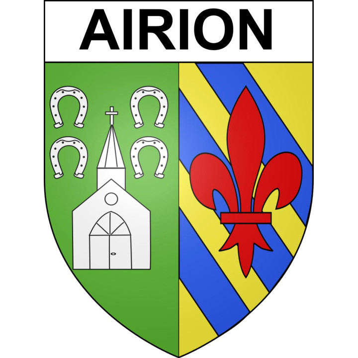 Stickers coat of arms Airion adhesive sticker