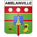 Amblainville 60 ville sticker blason écusson autocollant adhésif