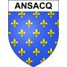 Ansacq Sticker wappen, gelsenkirchen, augsburg, klebender aufkleber
