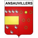 Ansauvillers 60 ville sticker blason écusson autocollant adhésif