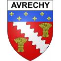 Avrechy 60 ville sticker blason écusson autocollant adhésif