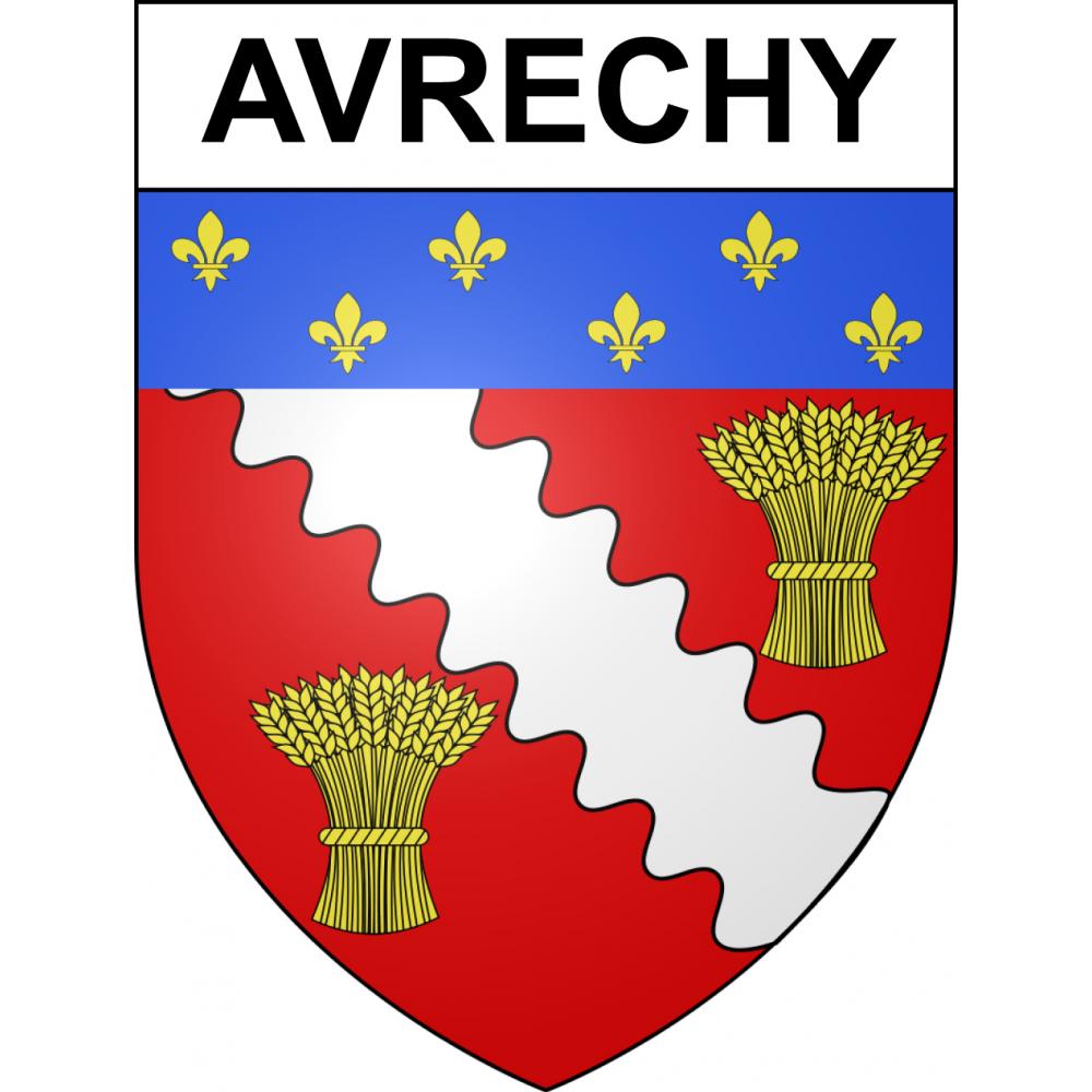 Stickers coat of arms Avrechy adhesive sticker