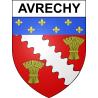 Pegatinas escudo de armas de Avrechy adhesivo de la etiqueta engomada