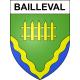 Bailleval Sticker wappen, gelsenkirchen, augsburg, klebender aufkleber