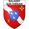 Balagny-sur-Thérain 60 ville sticker blason écusson autocollant adhésif