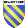 Pegatinas escudo de armas de Beaurepaire adhesivo de la etiqueta engomada