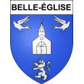 Belle-Église 60 ville sticker blason écusson autocollant adhésif