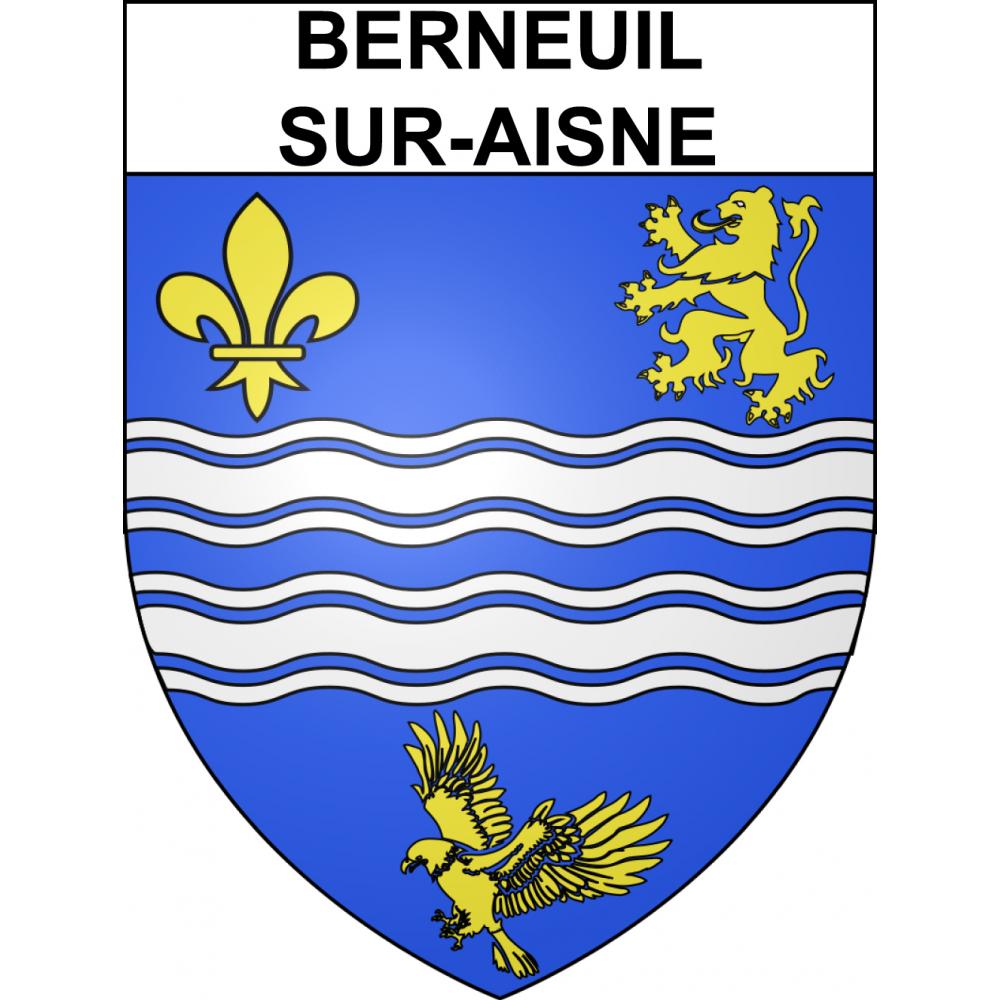 Adesivi stemma Berneuil-sur-Aisne adesivo