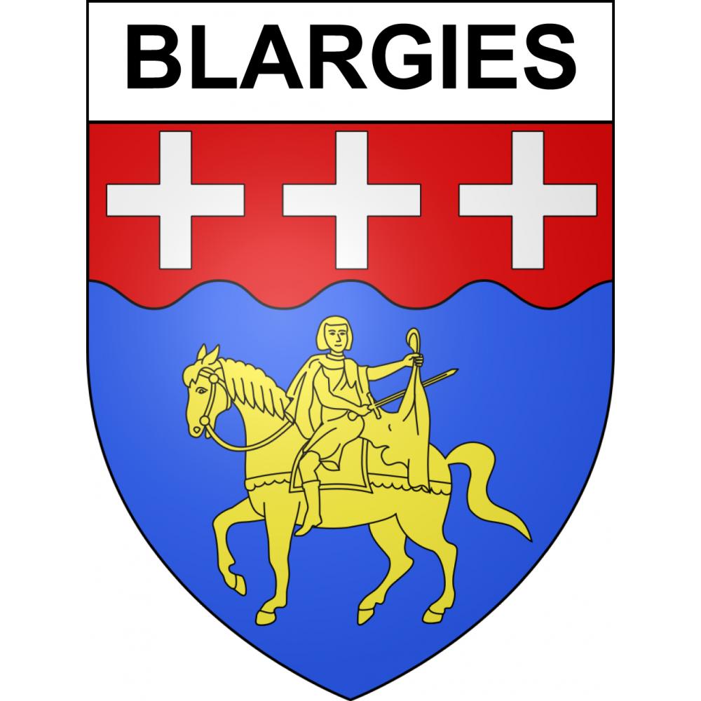 Blargies Sticker wappen, gelsenkirchen, augsburg, klebender aufkleber