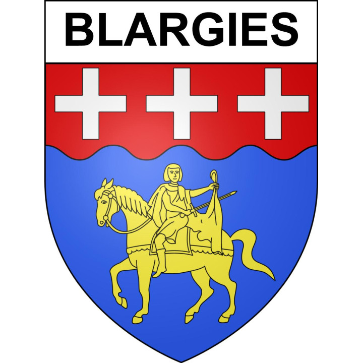 Stickers coat of arms Blargies adhesive sticker