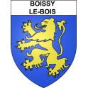 Boissy-le-Bois 60 ville sticker blason écusson autocollant adhésif