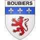 Boubiers 60 ville sticker blason écusson autocollant adhésif