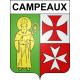 Baron 60 ville sticker blason écusson autocollant adhésif