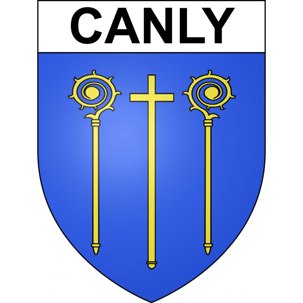Canly Sticker wappen, gelsenkirchen, augsburg, klebender aufkleber