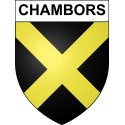 Chambors Sticker wappen, gelsenkirchen, augsburg, klebender aufkleber