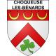 Stickers coat of arms Choqueuse-les-Bénards adhesive sticker
