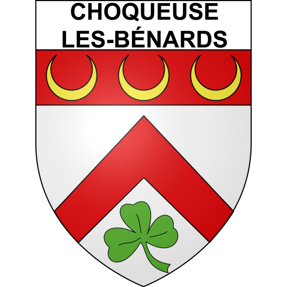 Adesivi stemma Choqueuse-les-Bénards adesivo